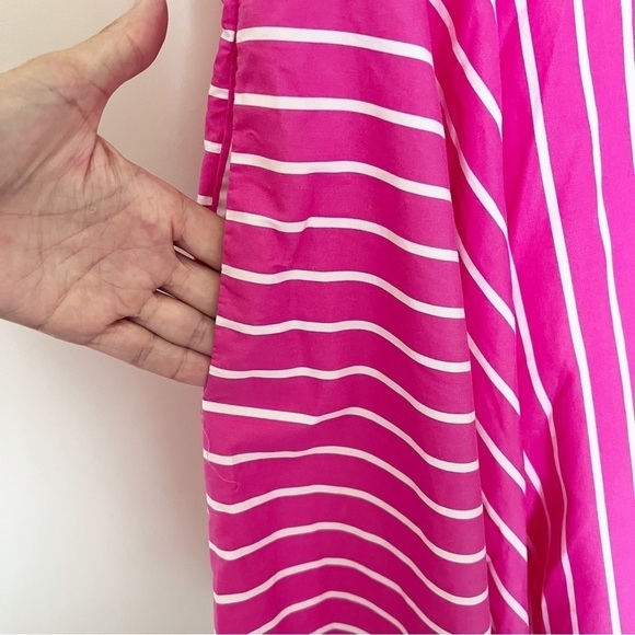Polo Ralph Lauren Pink and White Striped Sleeveless Dress Girls Size 16 - Picture 4 of 9